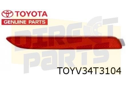 Toyota Aygo/Verso reflector Rechts (in achterbumper)  Origin, -, Verzenden, -, Nieuw