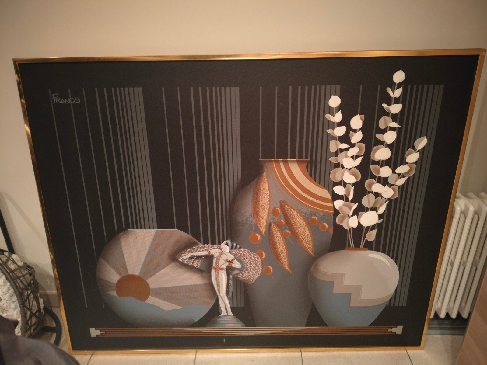 Heel groot schilderij FRANCO, Ophalen, Schilderij