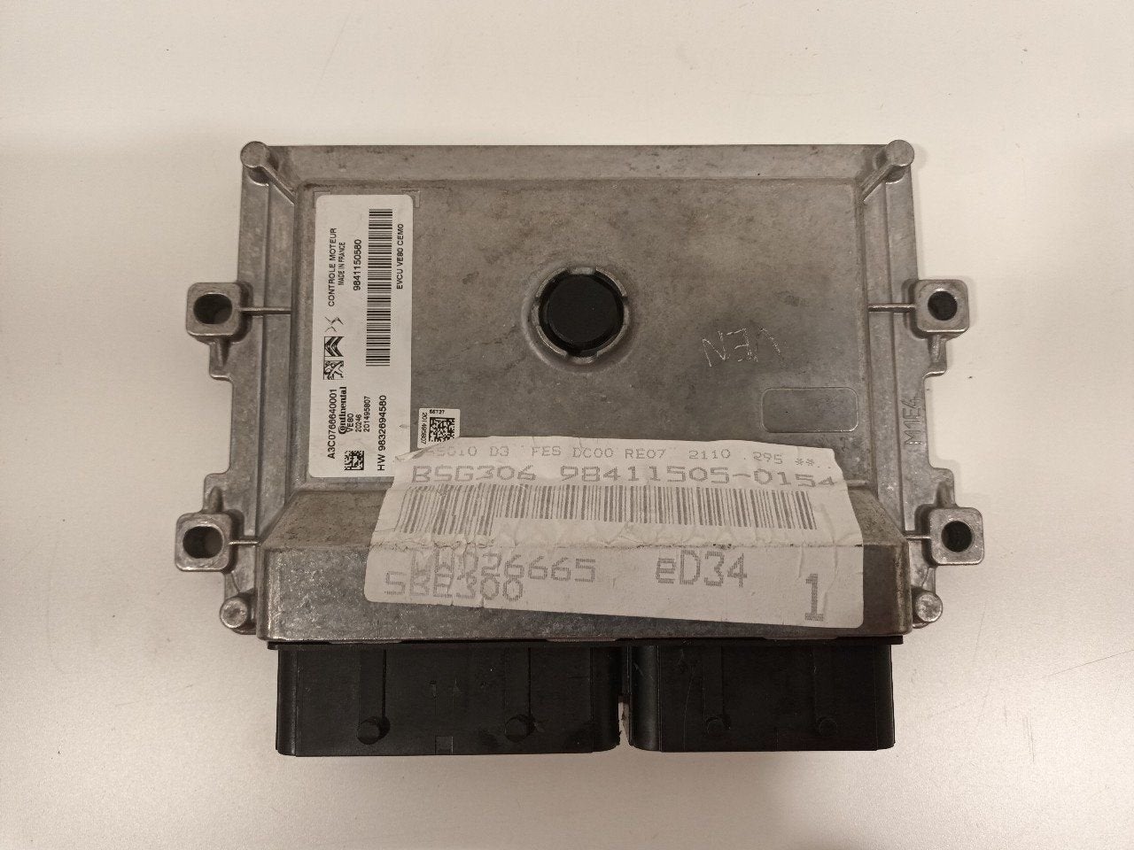 Computer motormanagement DS DS 3, Onderdelen@venauto.nl, Van der Ven Autorecycling B.V., Gebruikt, Ettenseweg 76, 4706 PB Roosendaal, The Netherlands
