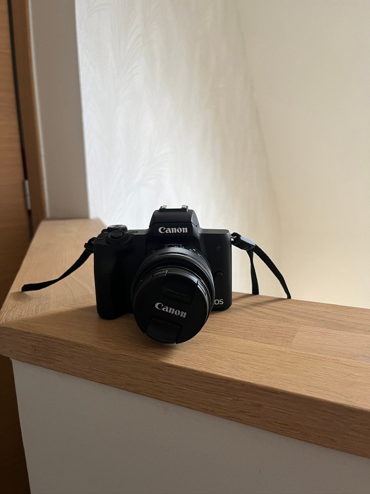 Canon EOS M50 + EF-M 15-45mm lens + LED-verlichting, Enlèvement ou Envoi, Comme neuf, Canon