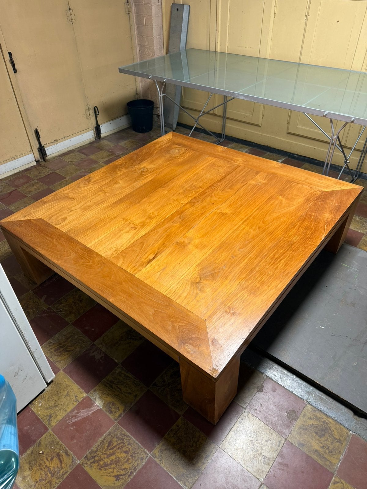 Table basse en Teck, Enlèvement, Comme neuf, Teck