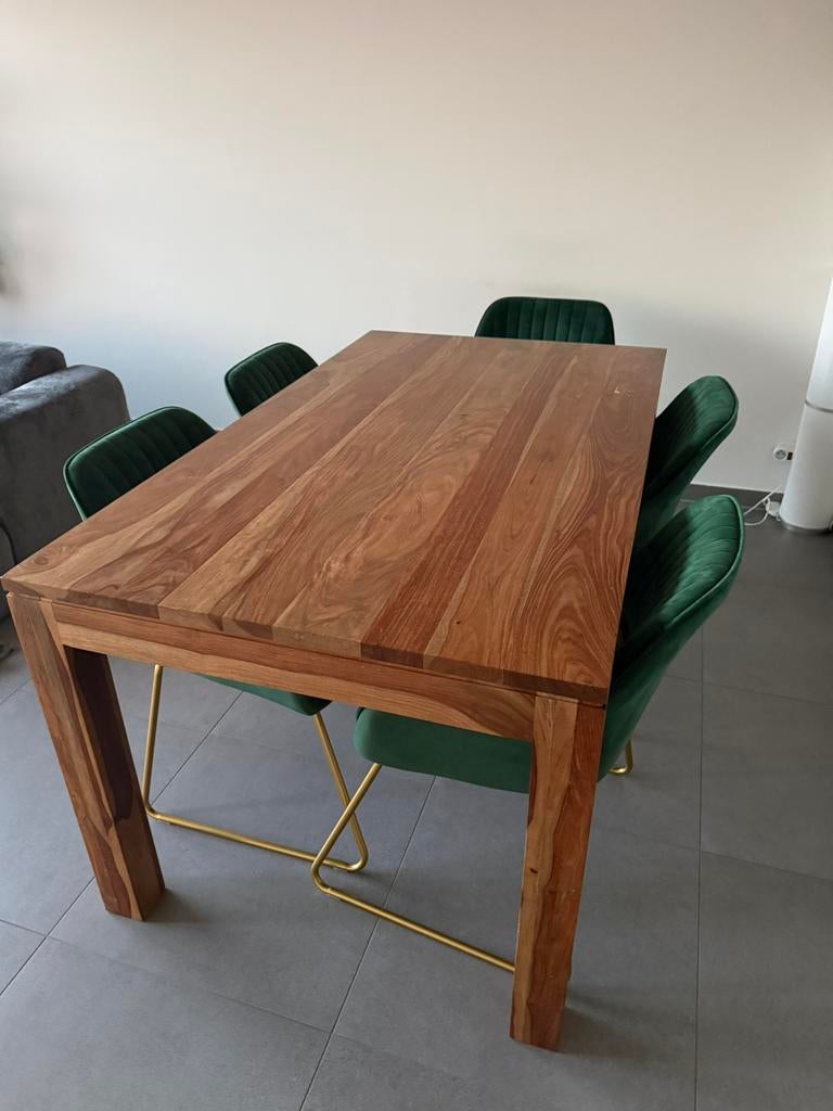 Table à manger en bois maisons du monde, Enlèvement, Comme neuf