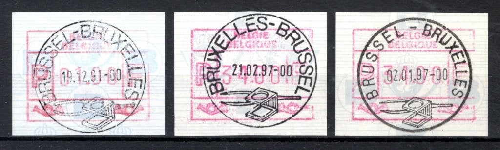 ATM 85 FDC 1991, Postzegels en Munten, Verzenden, Gestempeld, 1e dag stempel, Postfris