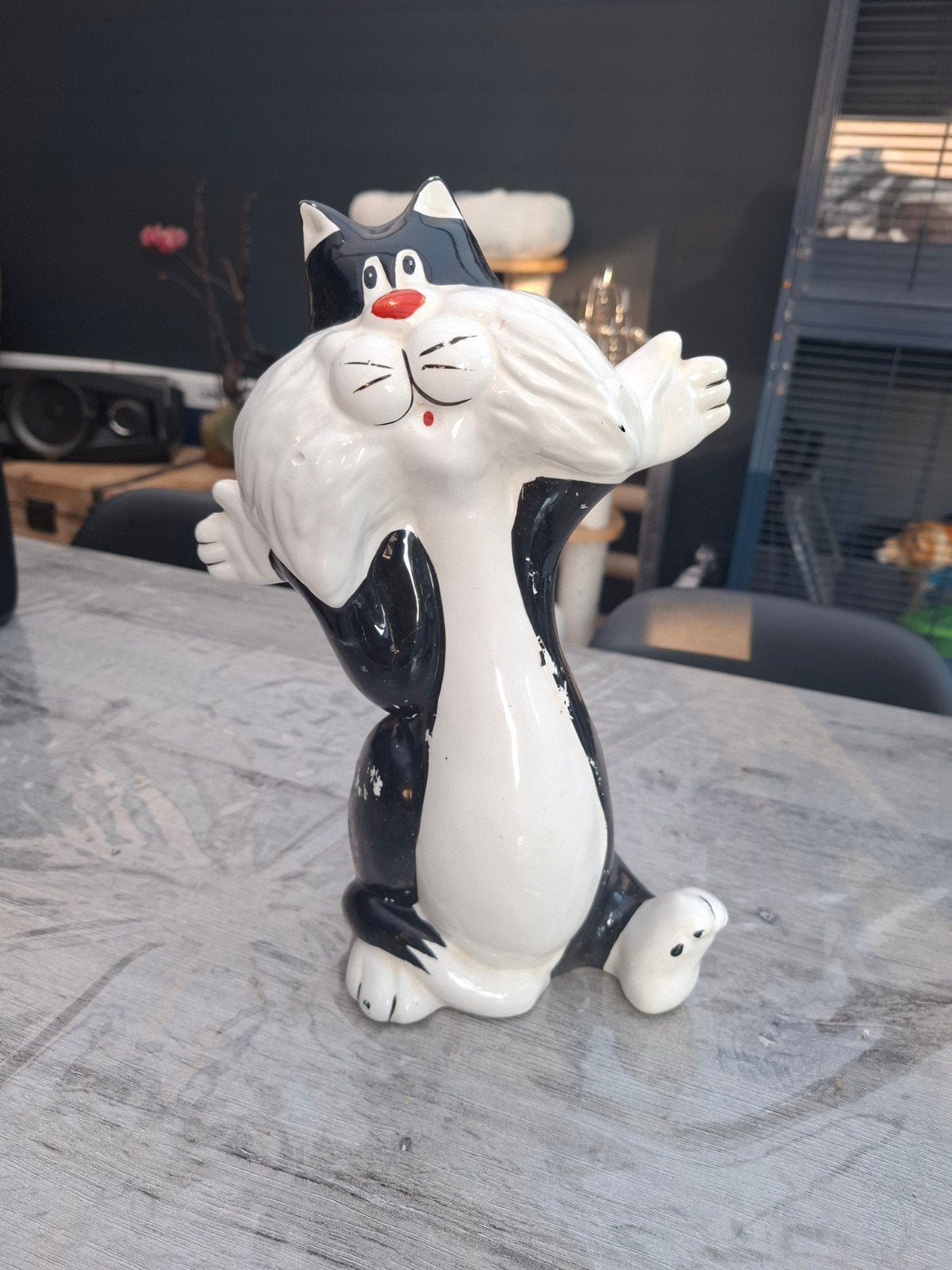 Vintage Kat spaarpot, Ophalen of Verzenden
