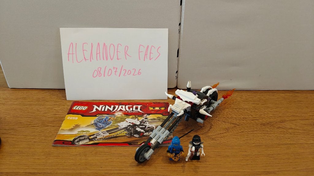 LEGO Ninjago Skull Motorbike 2259, Lego, Ophalen of Verzenden, Compleet, Zo goed als nieuw