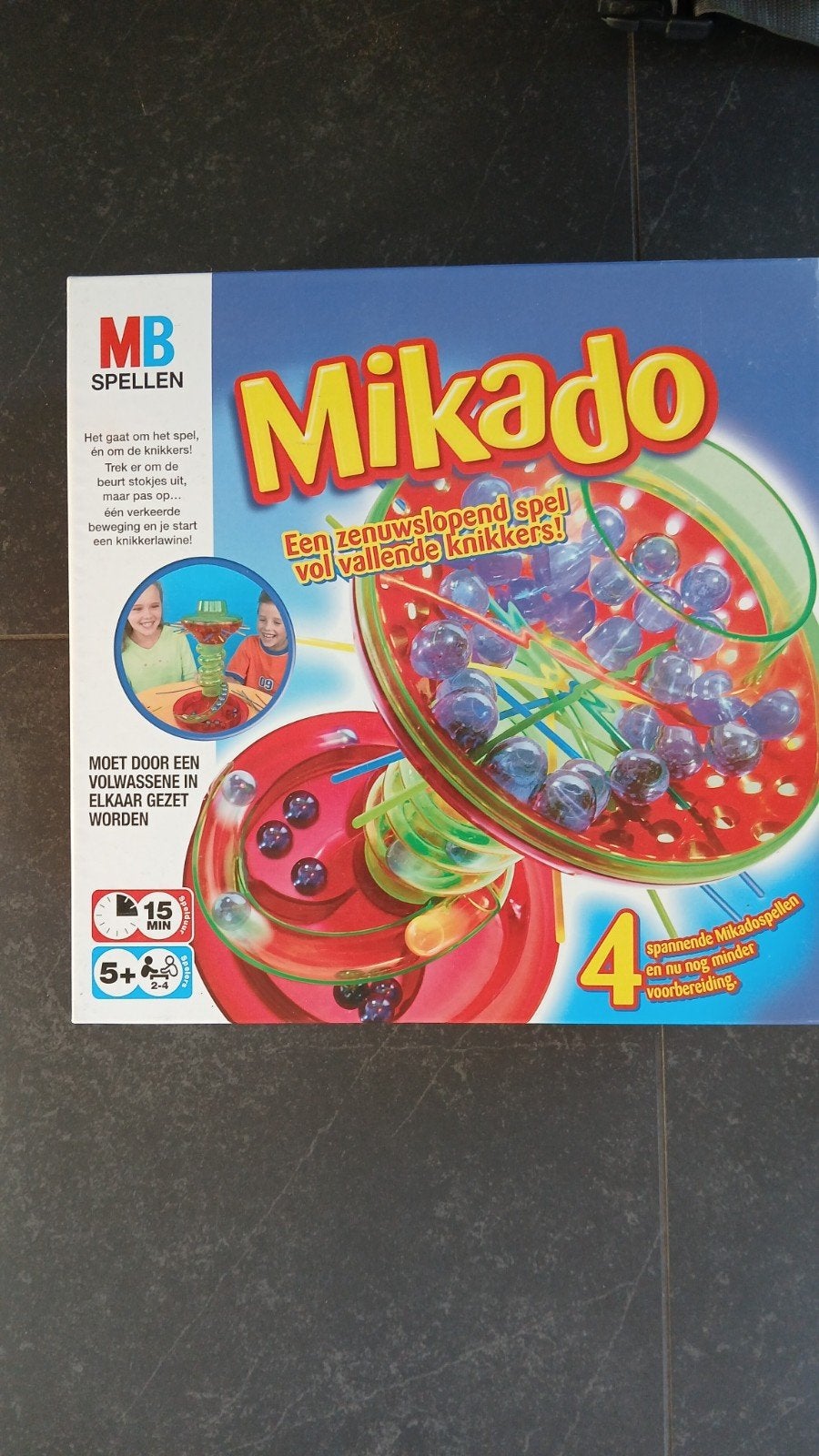 MB gezelschapsspel Mikado, Een of twee spelers, Ophalen, Zo goed als nieuw, MB spellen