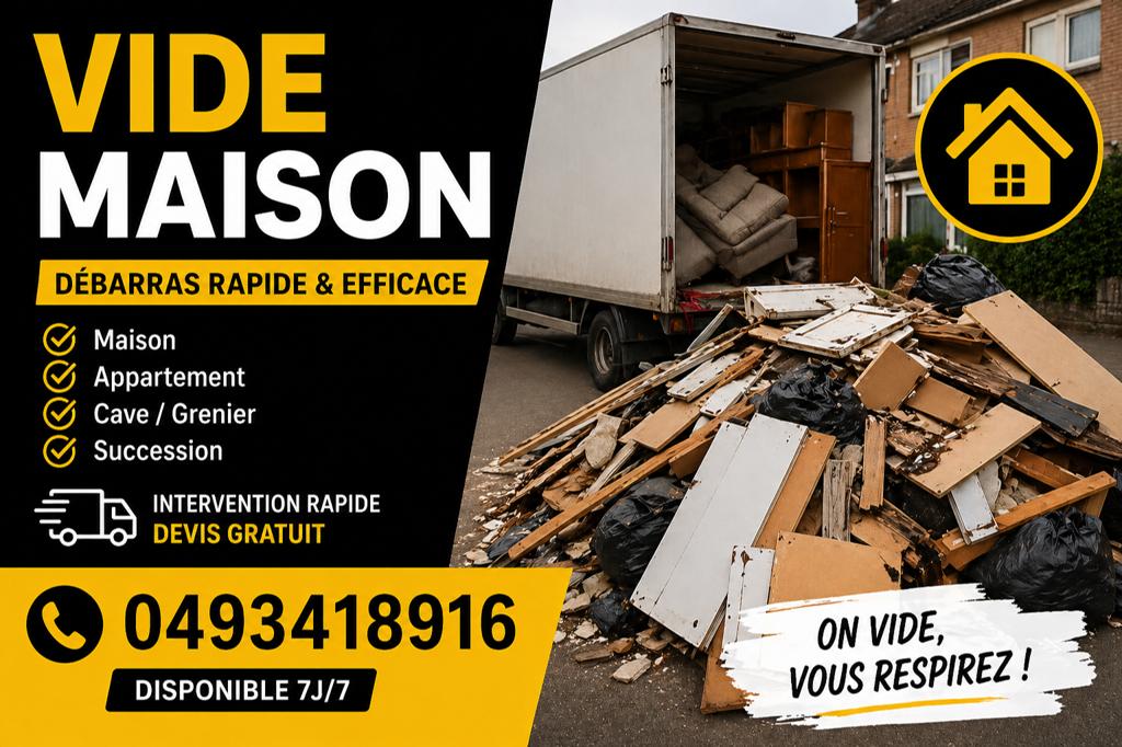 Vide maison et débarras