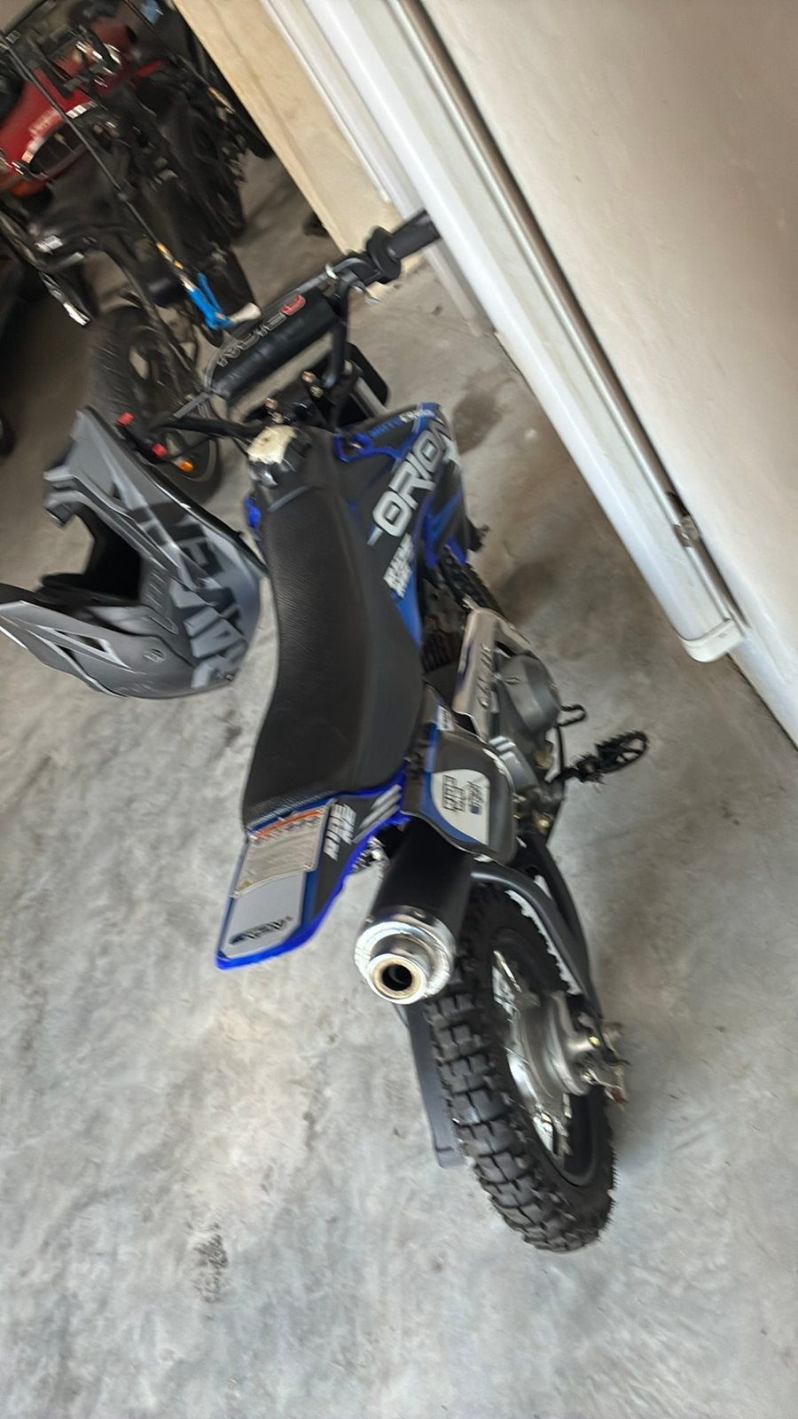 Kleine pitbike, Fietsen en Brommers, Minibikes, Midibikes en Pitbikes, Ophalen, Zo goed als nieuw, Pitbike