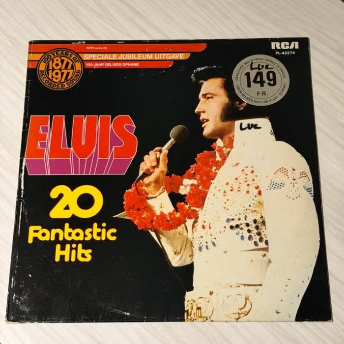 Elvis Presley - 20 Fantastic Hits LP, Ophalen of Verzenden, Gebruikt, 12 inch, LP