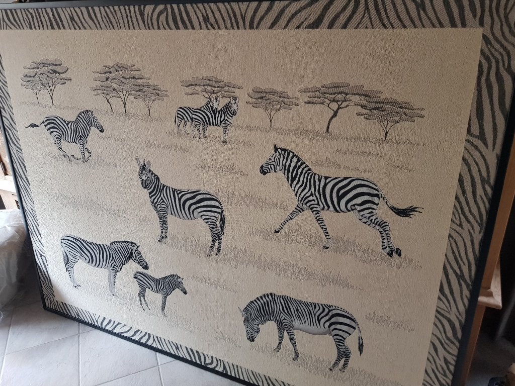 Goedkoop - Zeer grote wanddecoratie - 175 x 135 cm, Antiquités & Art, Art | Peinture | Moderne, Enlèvement, Animaux