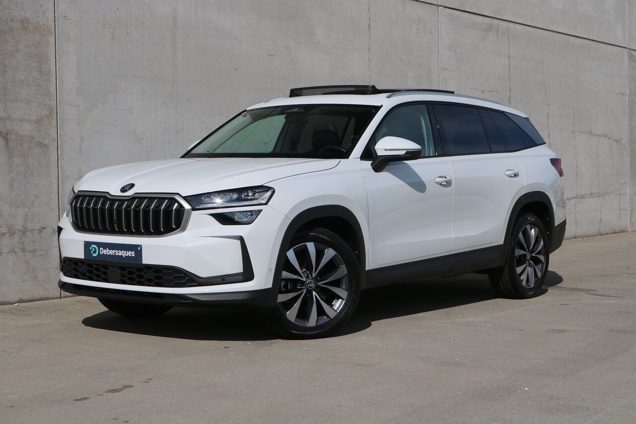 Skoda Kodiaq Kodiaq 1.5 TSI DSG  7 pl. model 2025 leder , p, Auto's, Skoda, 1498 cc, Zwart, 0 kg, Bedrijf