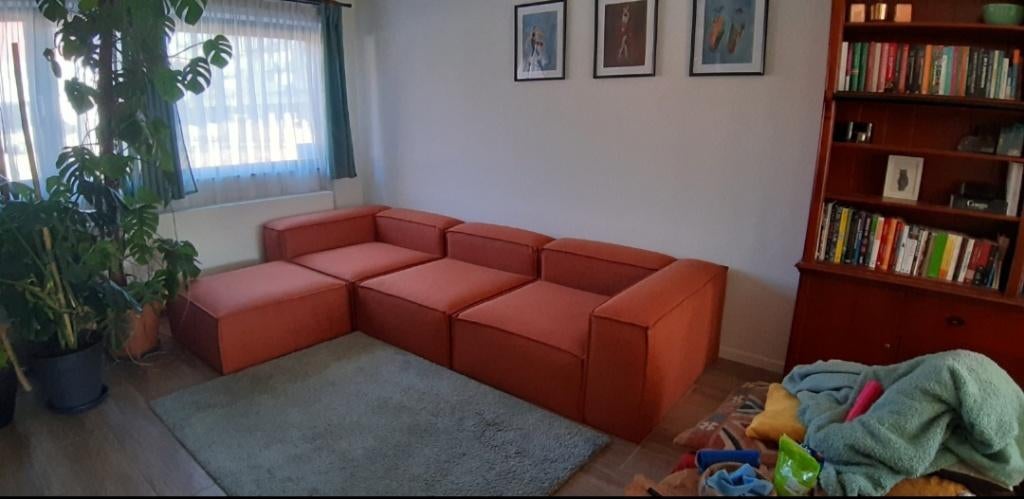 Tapijt Ådum Ikea mintgroen 195x133 cm, Huis en Inrichting, Ophalen, Gebruikt, 100 tot 150 cm, 150 tot 200 cm