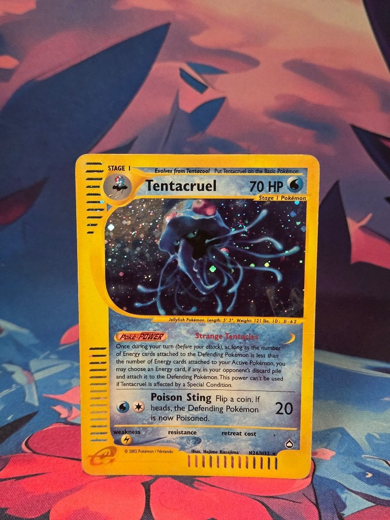 Pokémon Tentacruel H26/H32 – Aquapolis Holo Rare (2002), Enlèvement ou Envoi