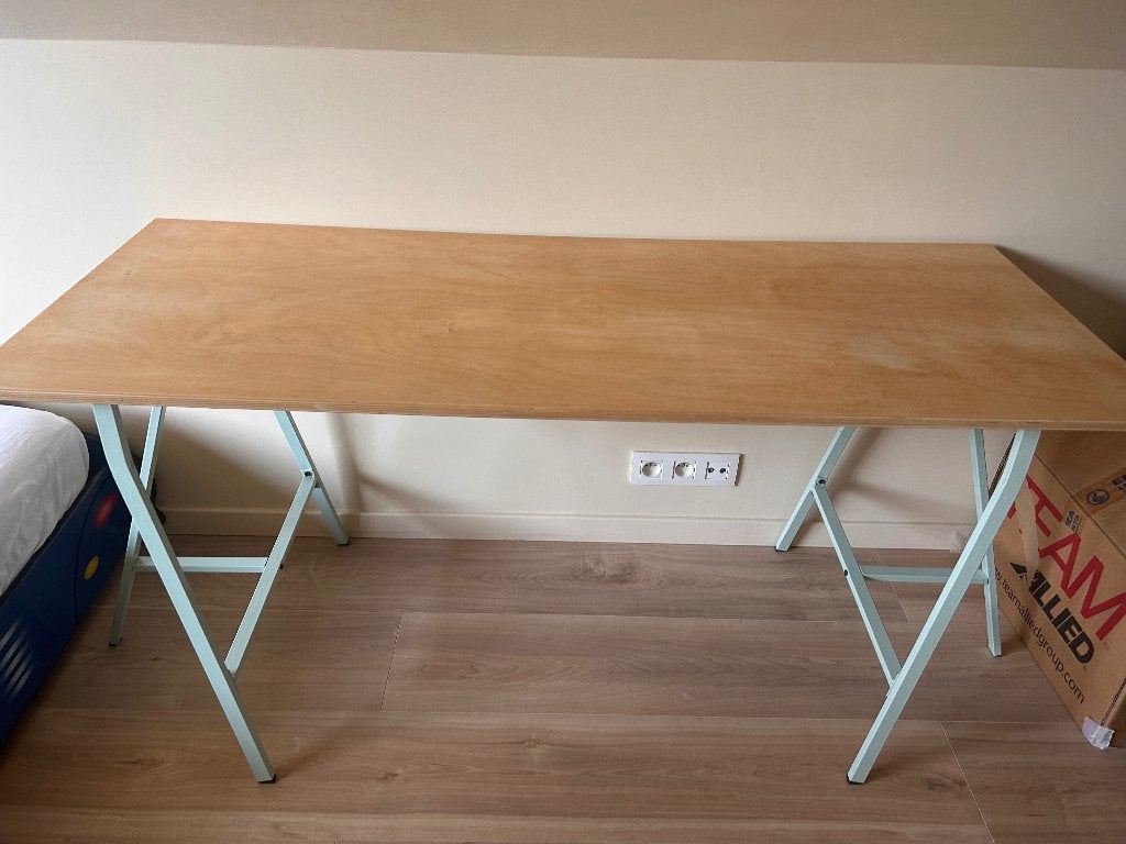 Bureau, Huis en Inrichting, Ophalen, Demontabel, 150 cm, Hout