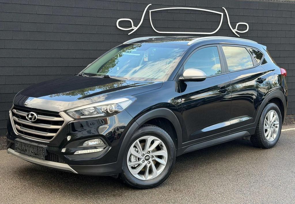 Hyundai Tucson 1.6 T-GDi+NAVI+CAMERA+CARNET COMPLET+JANTES+E, Auto's, Automaat, Stof, Gebruikt, 4 cilinders