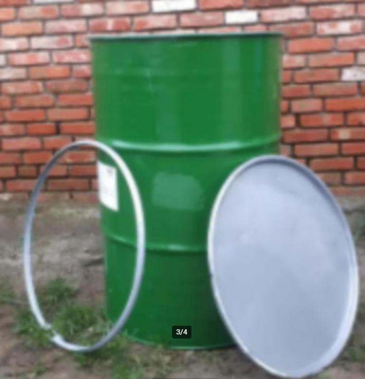 Vuurton vuurtonnen 200 liter, Tuin en Terras, Vuurkorven, Ophalen, Zo goed als nieuw, Vuurton