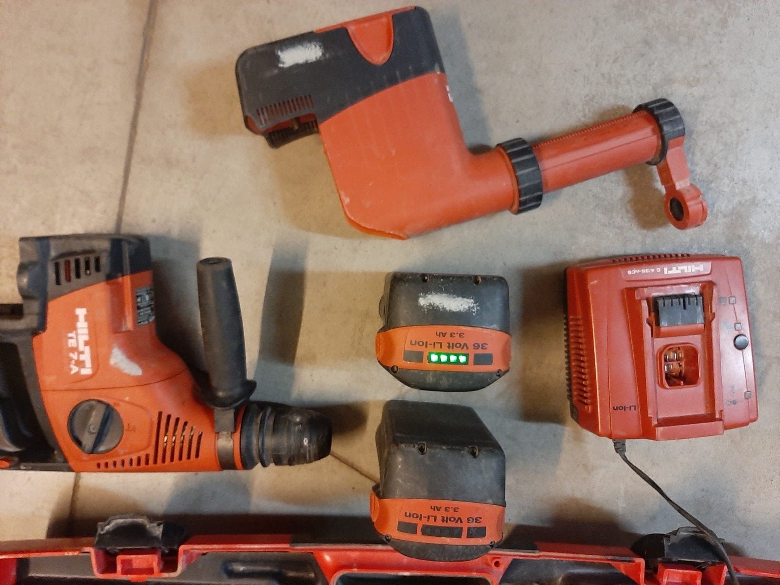 Hilti boormachine, Ophalen, Gebruikt, Boor- en/of Breekhamer, Variabele snelheid