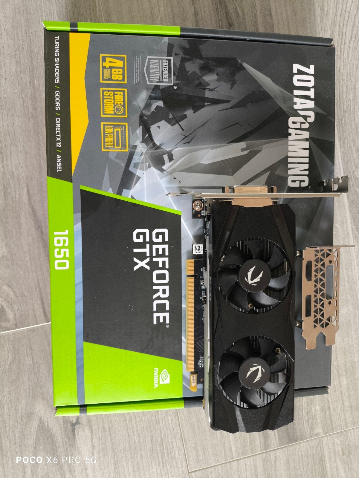 NVIDIA Gtx 1650 low profile Zotac, Computers en Software, Ophalen of Verzenden, Nvidia