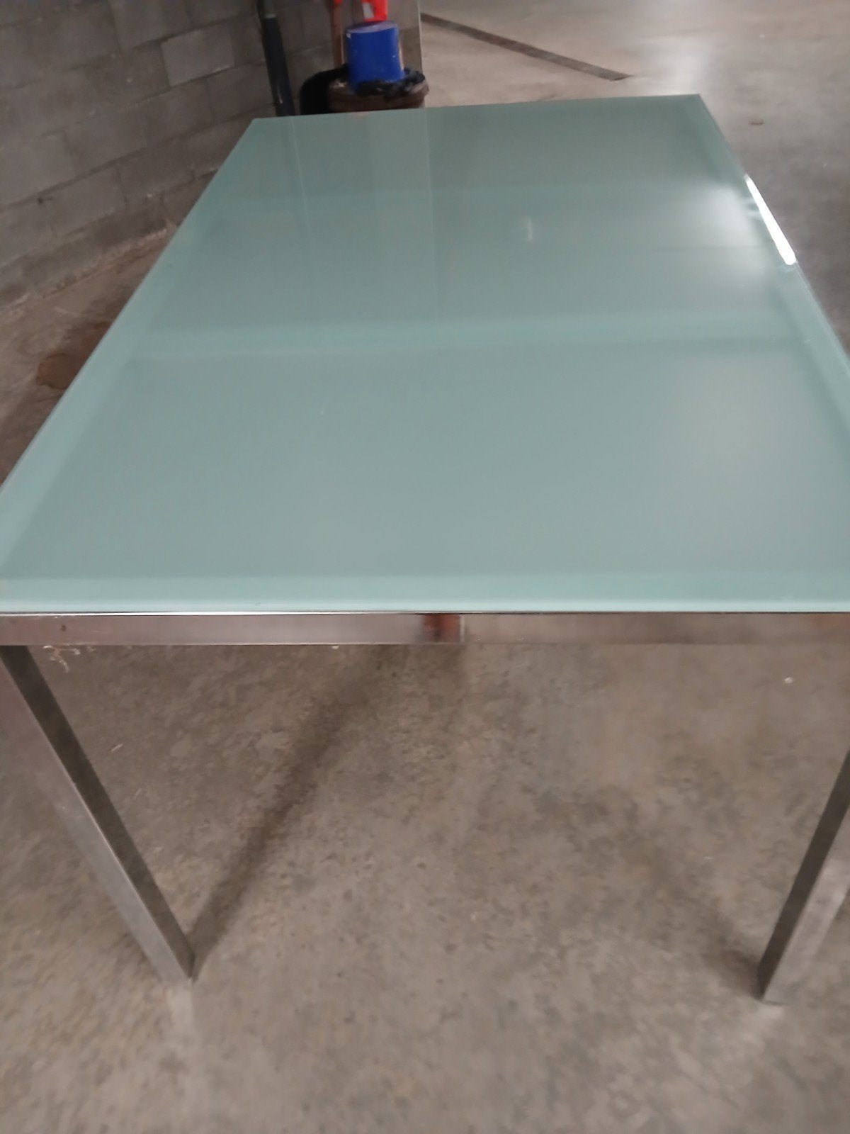 Eettafel glazen blad, Huis en Inrichting, Ophalen
