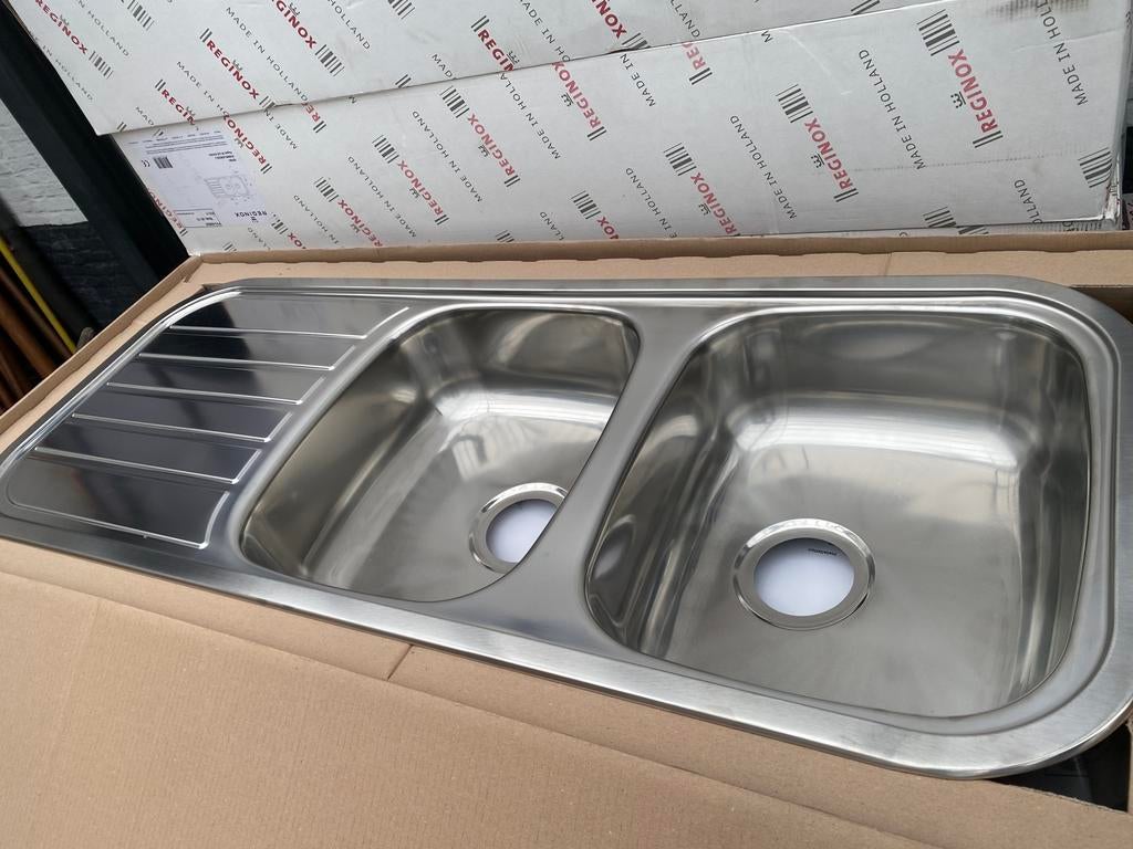 Lavabo inox nieuw, Ophalen, Zo goed als nieuw