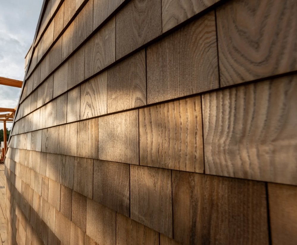 Essen thermowood houten dak shingles, Enlèvement, Bois, Neuf, Tuiles