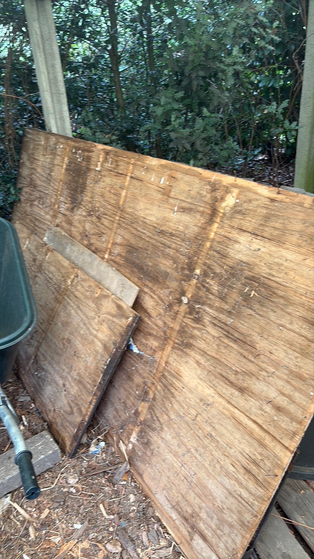 Houten platen, Tuin en Terras, Terrasdelen en Vlonders, Ophalen, Zo goed als nieuw