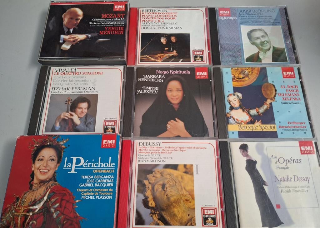 Lot 154 x Cd's EMI Classical Collection, Ophalen of Verzenden, Romantiek, Gebruikt, Kamermuziek