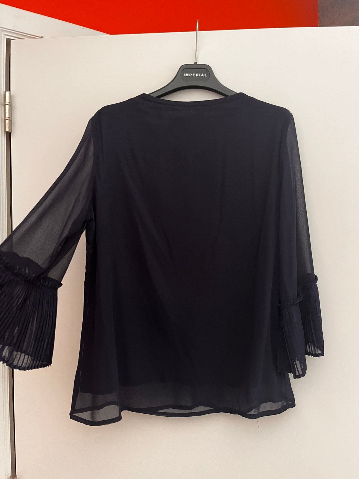 Blouse française bleue taille M, Enlèvement ou Envoi, Comme neuf, Taille 38/40 (M), Bleu