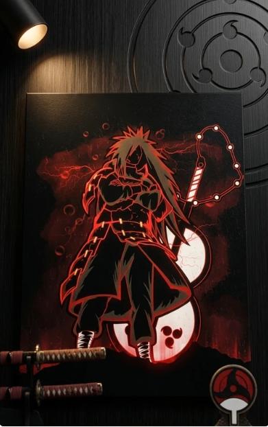Zeldzaam/uitverkocht - Displate Madara Uchiha - Naruto - Maa, Antiek en Kunst, Kunst | Schilderijen | Abstract, Verzenden