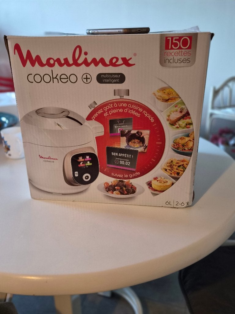 Moulinex Cookeo+ 6L (150 recettes) – avec boîte d'origine, Electroménager, Enlèvement, Utilisé