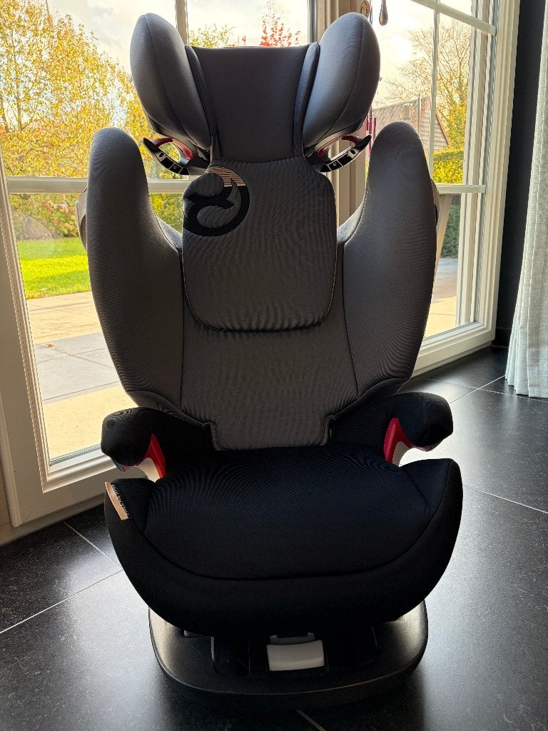 Autostoel Cybex Pallas M-Fix, groep 1/2/3, grijs & zwart, Kinderen en Baby's, Verstelbare rugleuning, Zo goed als nieuw, 9 t/m 36 kg