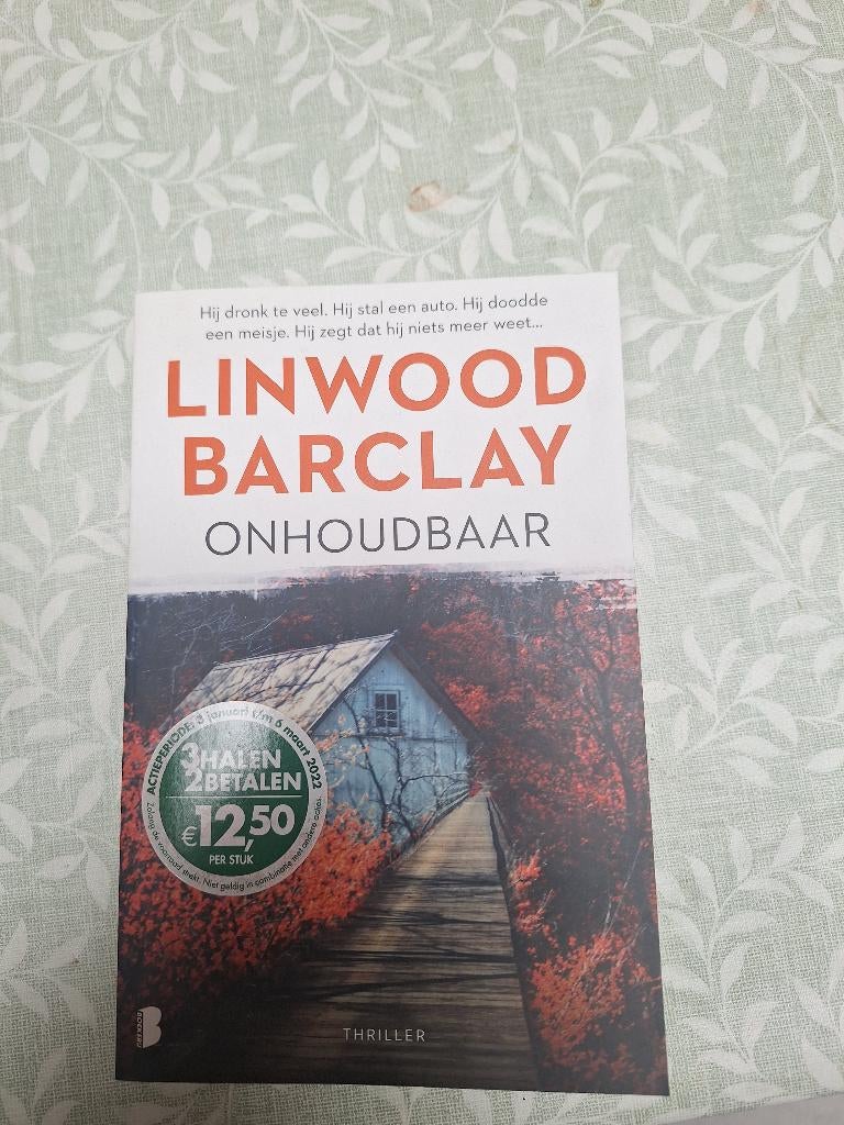 Thriller boek, Boeken, Ophalen, Zo goed als nieuw