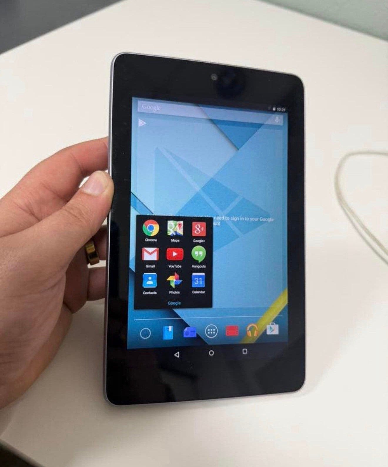 Google Nexus 7 Tablet 32GB Werkend Met Oplaadkabel - Android, Computers en Software, 32 GB, Ophalen of Verzenden, Zo goed als nieuw