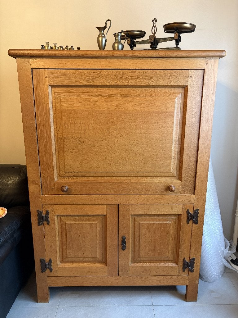 meuble TV & HI-FI, 25 à 50 cm, Utilisé, 50 à 100 cm, Chêne