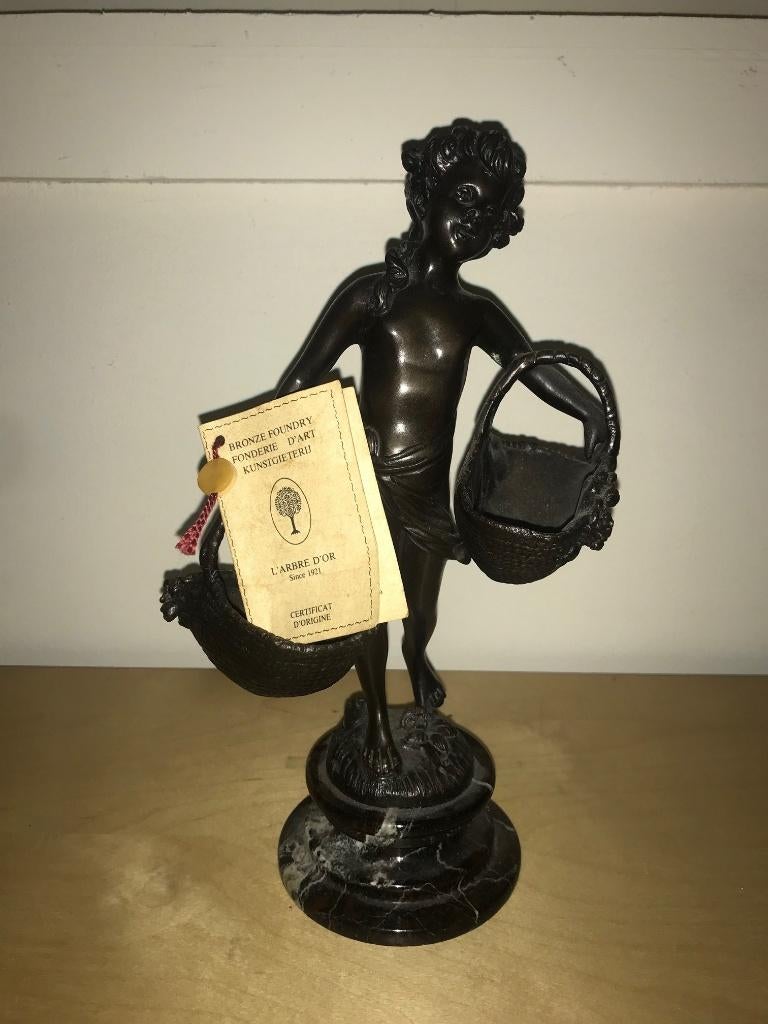 bronzen beeldje, Antiek en Kunst, Ophalen