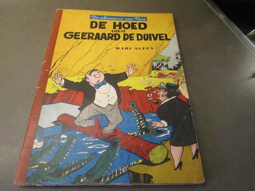TOT ZONDAG: Nero - De hoed van Geeraard de duivel - 1956, Boeken, Gelezen, Marc Sleen, Eén stripboek, Ophalen of Verzenden