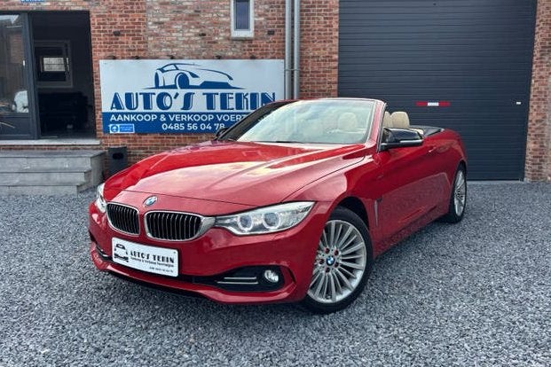 BMW 420i Luxury Line Cabrio Hardtop – GEKEURD | Veel opties!, Auto's, BMW, Achterwielaandrijving, 4 cilinders, Cabriolet, Handgeschakeld