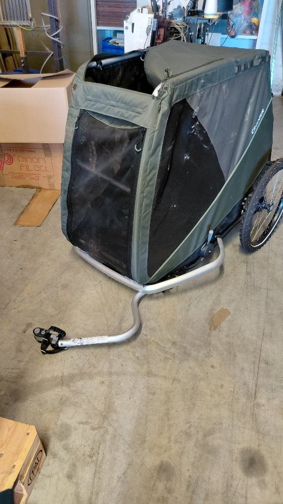 Croozer hondenfietskar, Dieren en Toebehoren, Overige merken, Ophalen, Gebruikt, Hondenfietskar