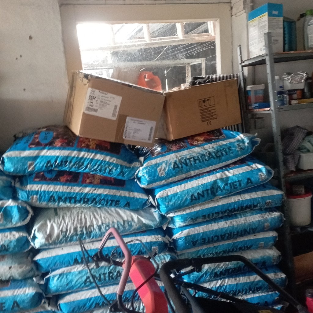 1000 kg antraciet ibbenburen kolen, Enlèvement, Comme neuf