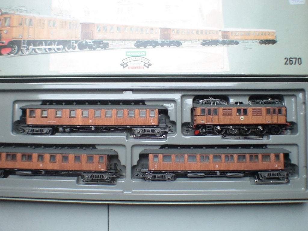 Märklin 2670 Houten treinset Zweden digitaal, Enlèvement ou Envoi, Courant alternatif, Comme neuf, Set de Trains