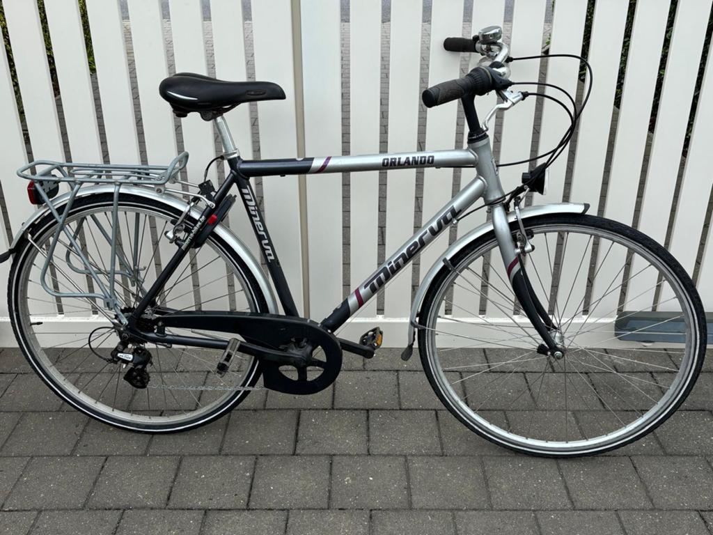 Herenfiets Minerva, Fietsen en Brommers, Fietsen | Heren | Herenfietsen, Ophalen, Zo goed als nieuw