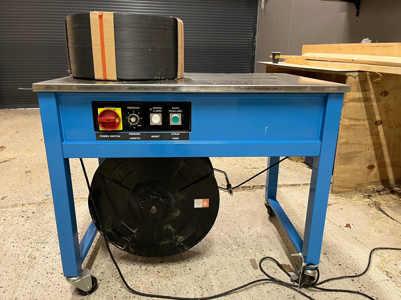 Transpak TP-202CE omsnoeringsmachine, Ophalen