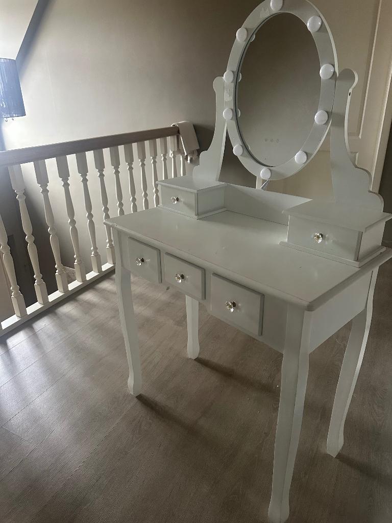 Make up tafel meisjes, Maison & Meubles, Tables | Coiffeuses, Landelijk, Enlèvement, Utilisé, 50 à 100 cm