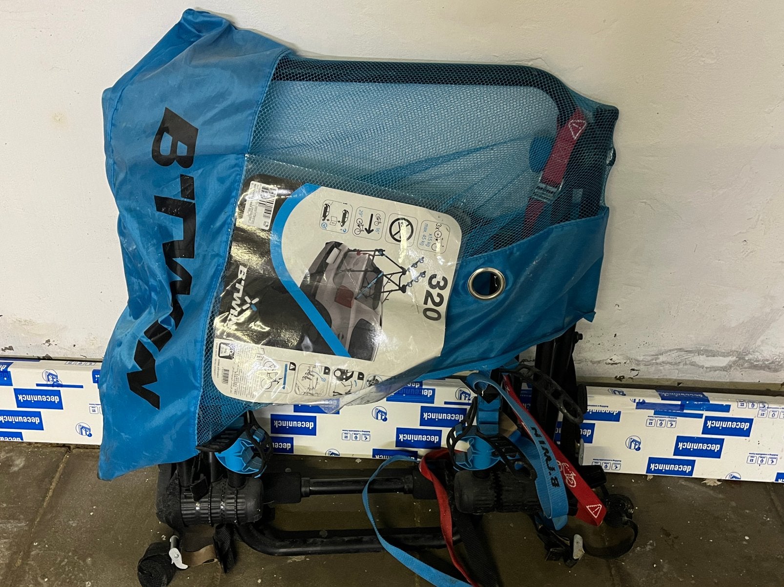 - Porte-vélos pour coffre B Twin 320, Auto diversen, Fietsendragers, Ophalen, Zo goed als nieuw, Achterklepdrager