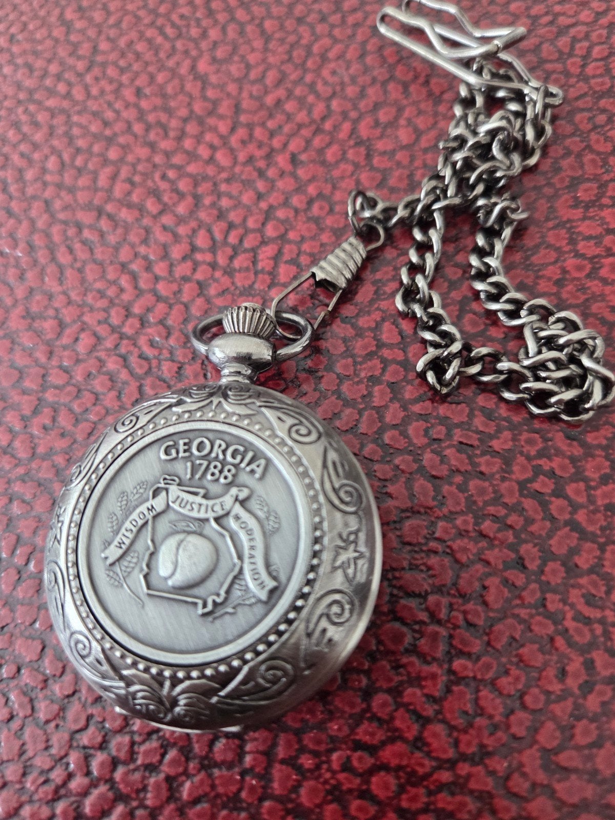 montre à gousset argentée avec un, Enlèvement ou Envoi, Argent, Argent