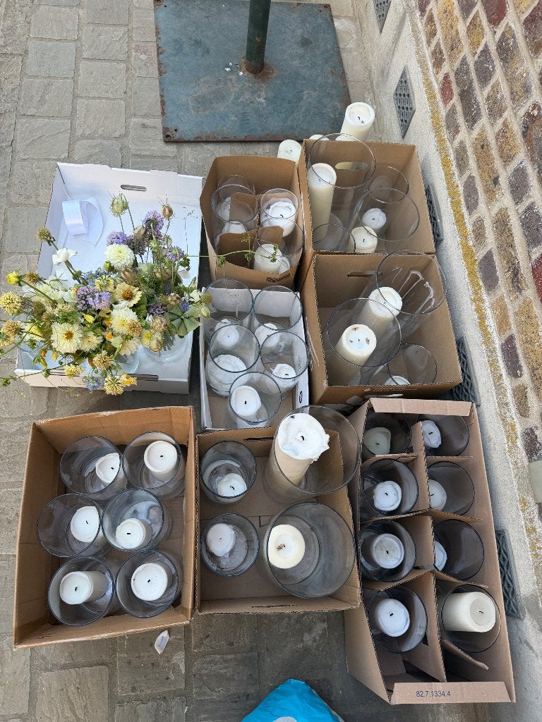 Windlichthouders, Ophalen, Gebruikt, Glas, Windlicht
