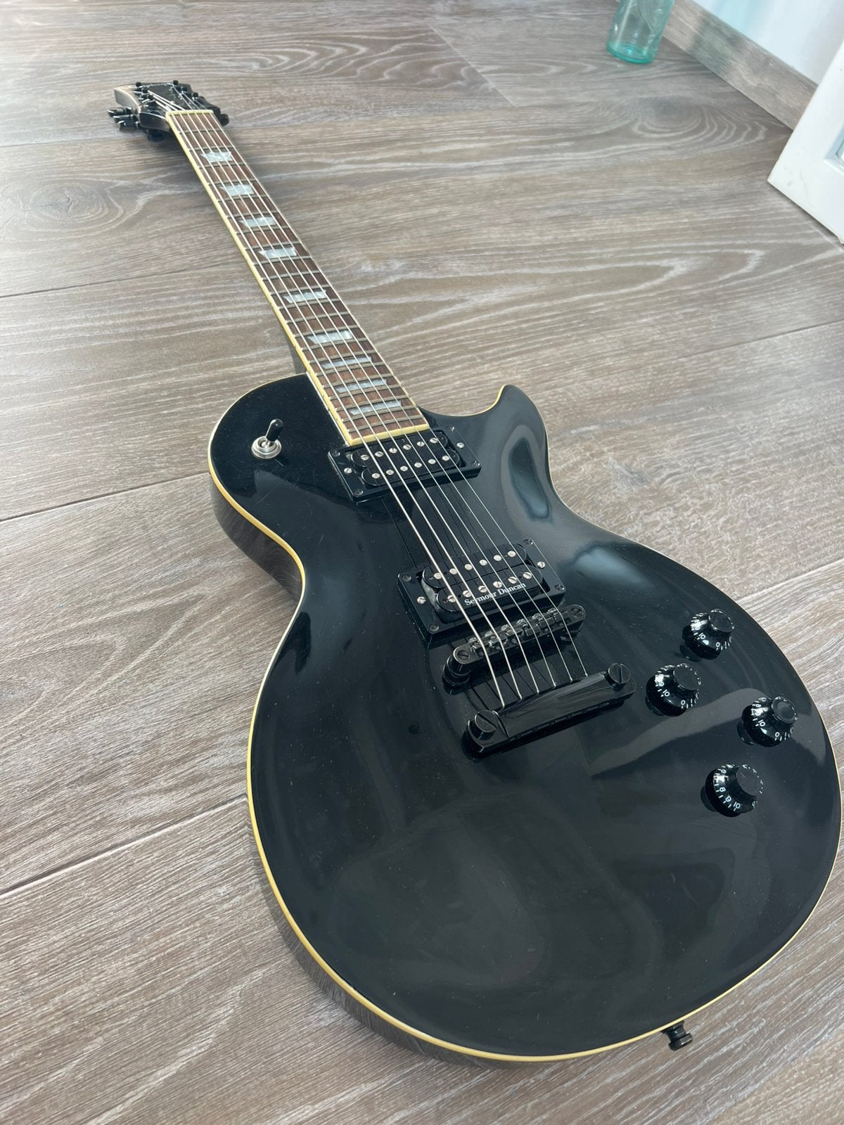 Epiphone Les Paul Standard - Modded - met hardcase, Musique & Instruments, Enlèvement, Utilisé, Solid body, Epiphone