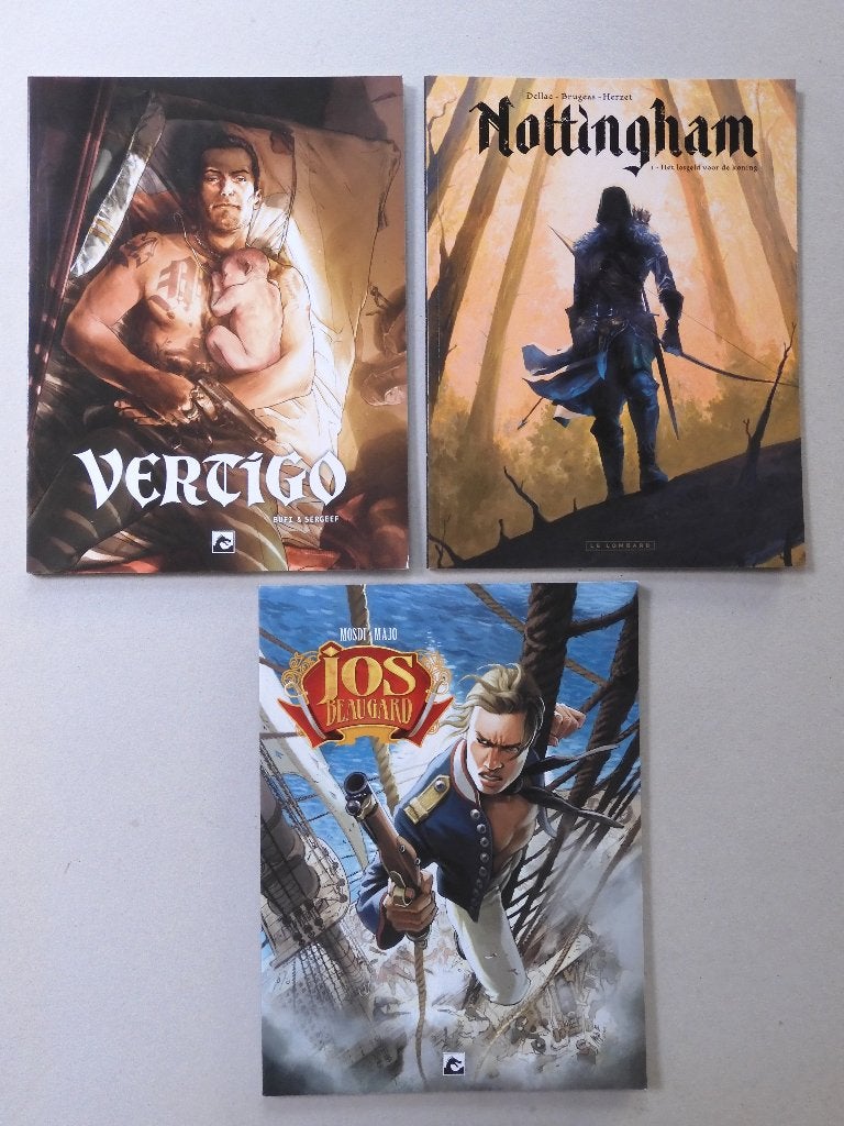 Vertigo - Jos Beaugard - Nottingham -sc - Dark dragon books, Ophalen of Verzenden, Zo goed als nieuw, Meerdere stripboeken, Diverse Auteurs