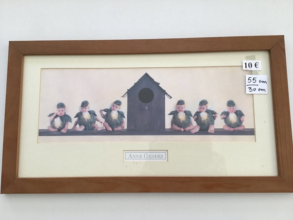 mooi kader " Anne Geddes " 55 cm op 30 cm, Kinderen en Baby's, Ophalen of Verzenden, Zo goed als nieuw