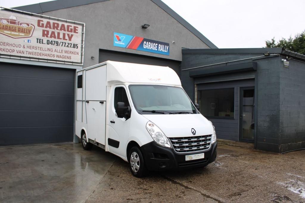 Renault Master Paardencamionette rijbewijs B 21500 excl btw, Auto's, Bestelwagens en Lichte vracht, Euro 5, Stof, Gebruikt, Renault